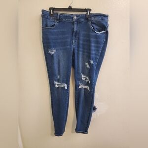 Maurices distressed skinny jeans